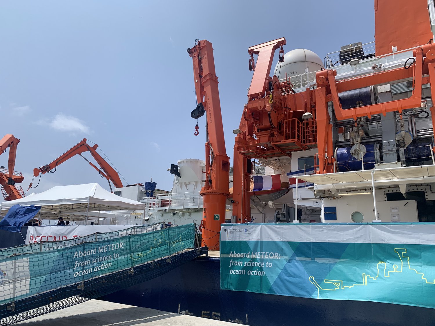 The METEOR at the UN Ocean Conference The research vessel Meteor is moored in the port of Nice and is taking part in the UN Ocean Conference 2025 in Nice.