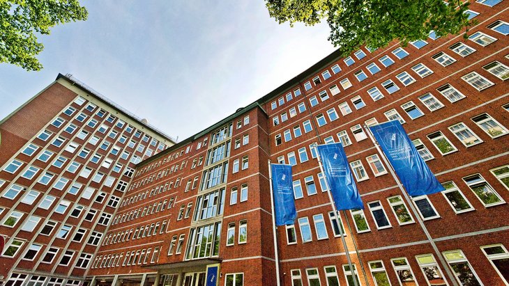 Außenansicht des BSH-Gebäudes in Hamburg